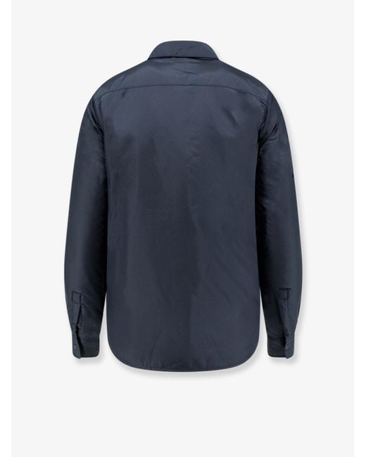 Aspesi Blue Glue Nylon Shirt Jacket