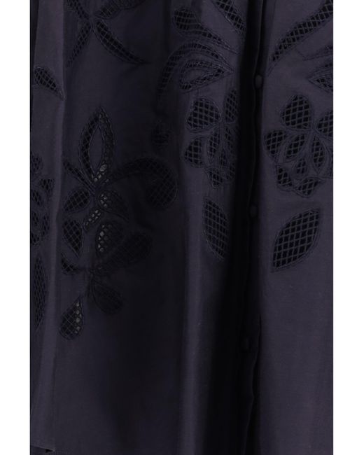 Forte_forte Blue Forte_Forte Embroderied Cotton Shirt