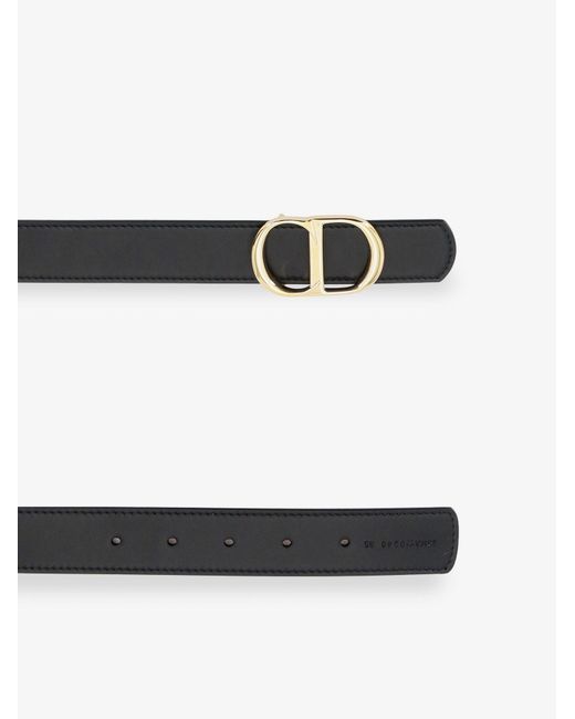 Dior White Dior Cd Icon Leather Belt