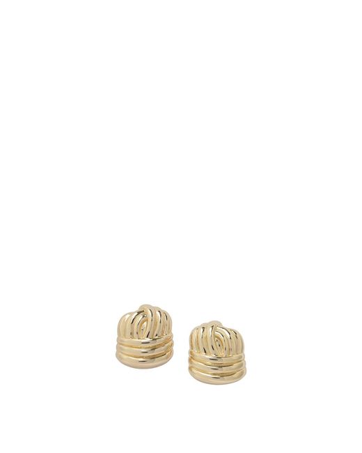 Self-Portrait Metallic Knot Earrings
