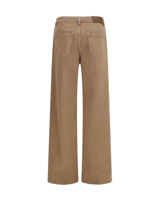 Brunello Cucinelli Natural Straight Jeans