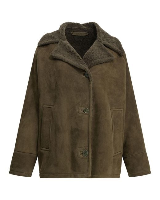 Salvatore Santoro Green Shearling Jacket
