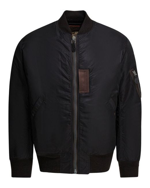 Buzz Rickson's Blue Ma-1 Jackets And Coats Black