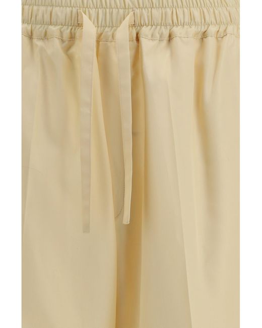 Umit Benan Natural Trousers Julian Silk for men