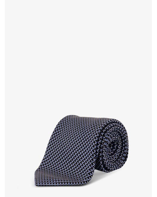 Men's Blue Silk Tie