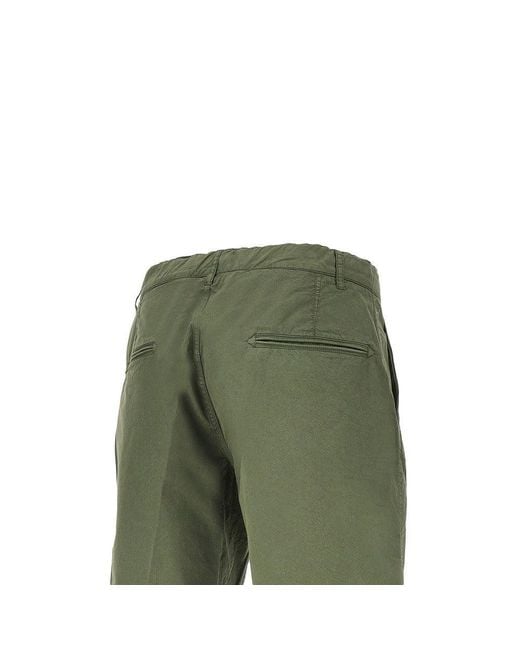 Aspesi Green Cotton Bermuda Shorts for men