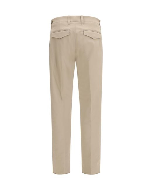Lardini Natural Cotton Pants for men