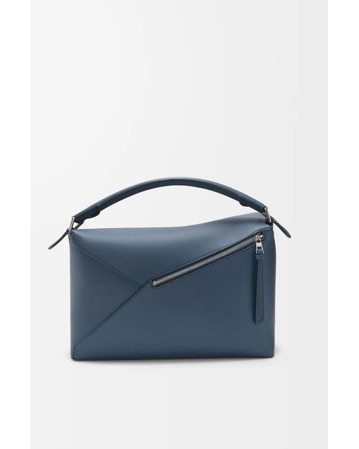 Loewe Blue Puzzle Edge Crossbody Bag for men