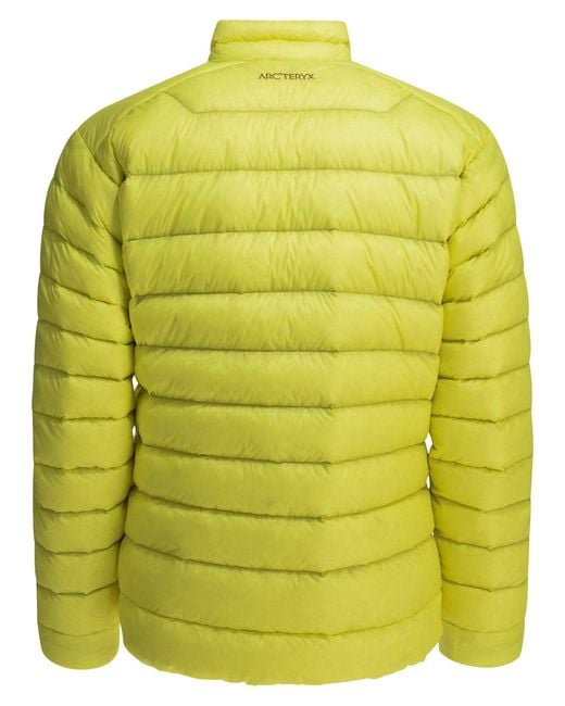 Arc'teryx Yellow "Cerium" Short Down Jacket