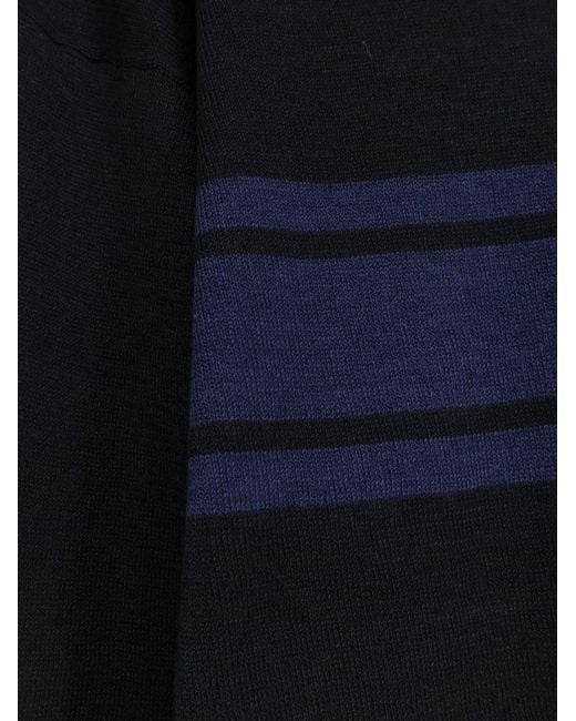 Stussy Blue Striped Cotton And Linen Sweater for men