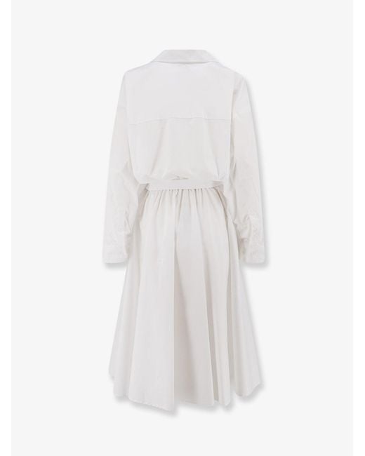 Nude White Dress Polo Cotton