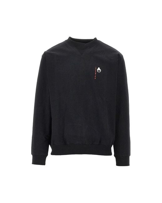 Woodbird Blue 'Wbcane Suma' Crewneck Sweatshirt for men
