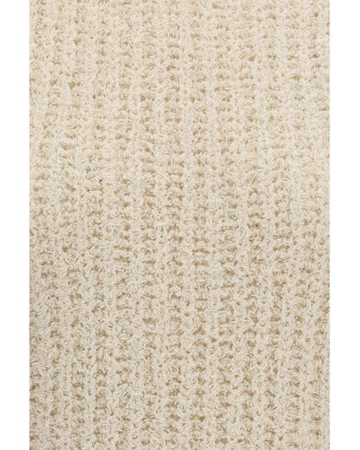 Balmain Natural Logo-Detail Vest Naturel