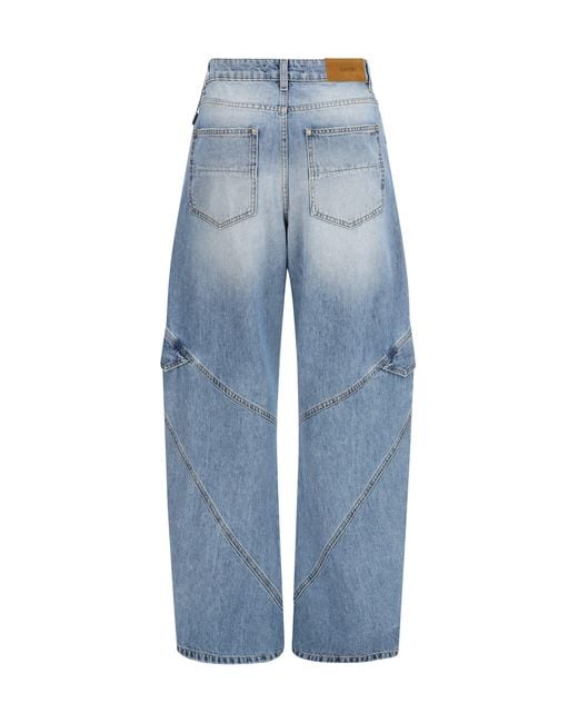 Amiri Blue Barrel Jeans