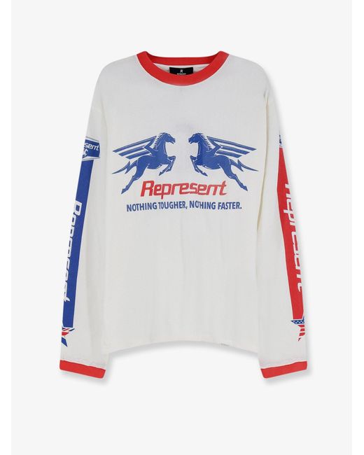 Represent White T-Shirt Pegasus Cotton for men