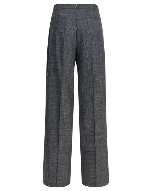 Sa Su Phi Gray Wool Silk Trousers