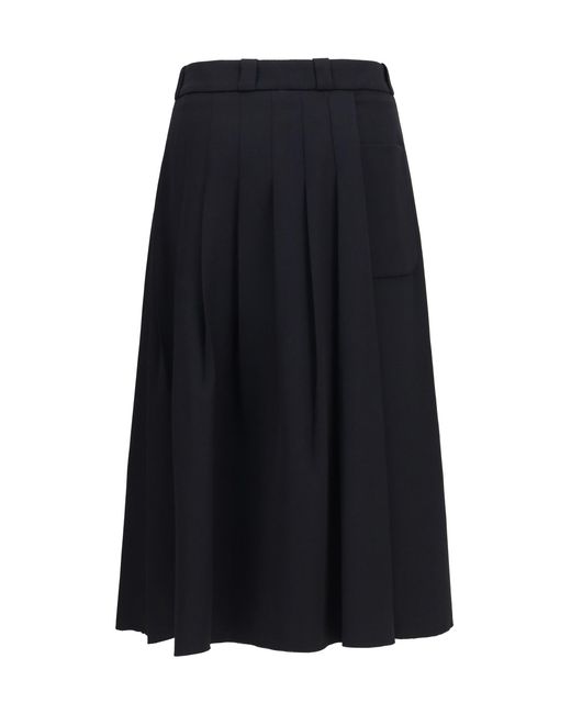 Our Legacy Blue Origami Midi Skirt