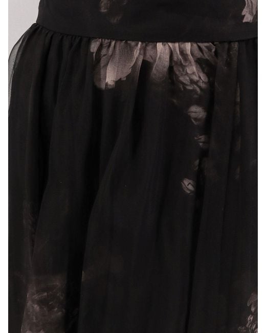 Zimmermann Black Hypnotic Maxi Skirt Silk Long Skirt