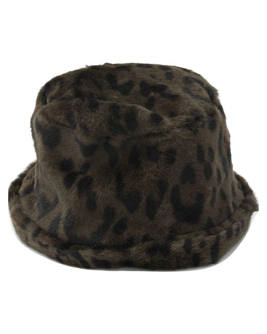 FURLING BY GIANI Black Lambskin Beanie