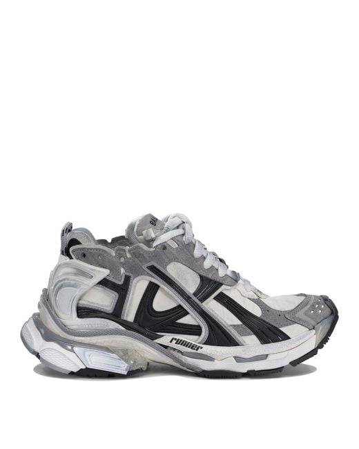 Balenciaga Gray "Runner" Sneakers