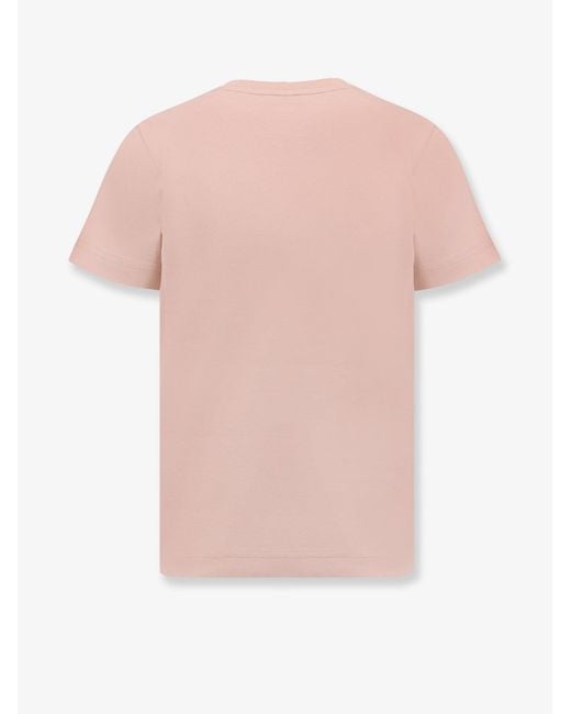 Moncler Pink Biologic Cotton T-Shirt