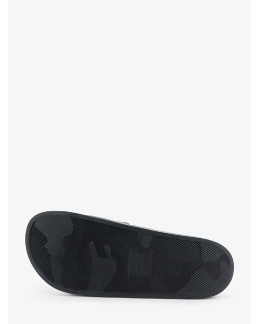Moncler White Basile Rubber Sandals for men