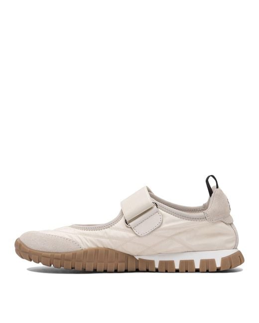 Miu Miu White Tyre Ballet Flats