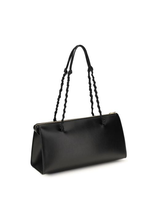 Jil Sander Black Tangle Shoulder Bag