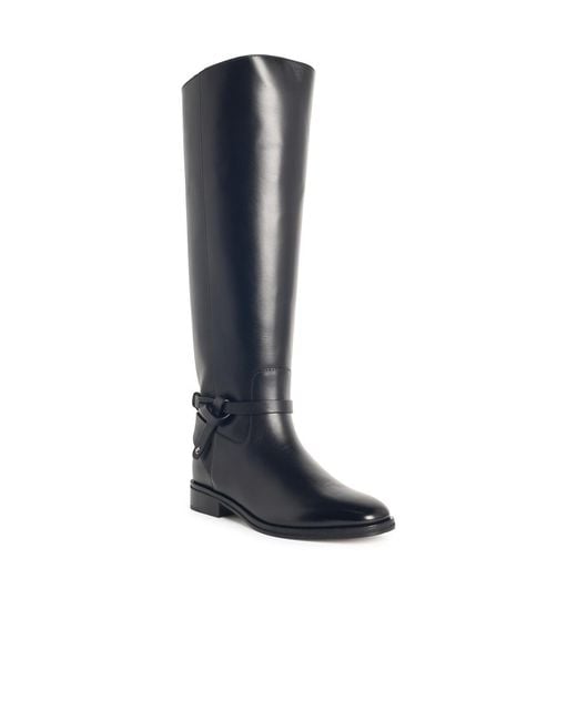 Jimmy Choo White 'Lawton Kb' Leather Boots