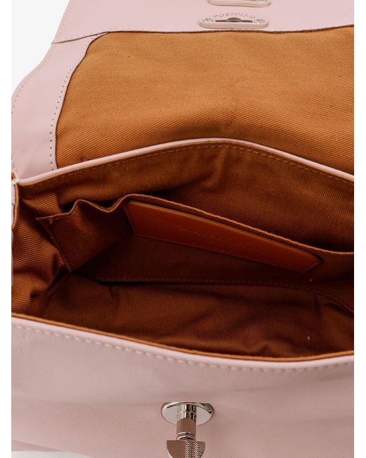 Zanellato Pink Postina Baby Leather Crossbody Bag