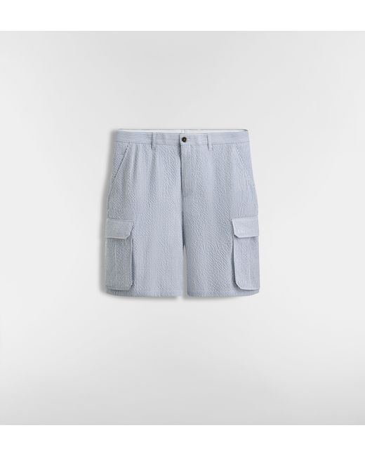 Dior Blue Iviera Cargo Shorts for men