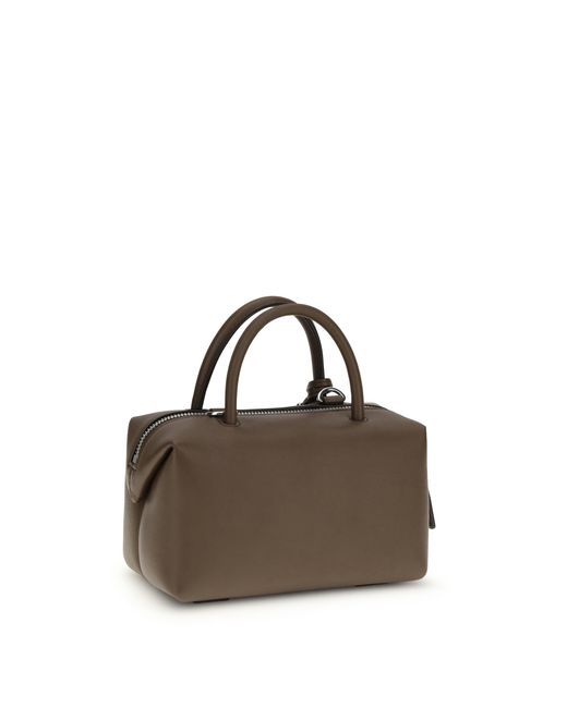 Max Mara Brown Holdall Leather Handbag