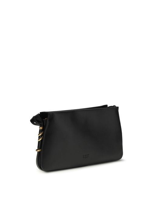 Pinko Black Shoulder Bag One Two Three Mini