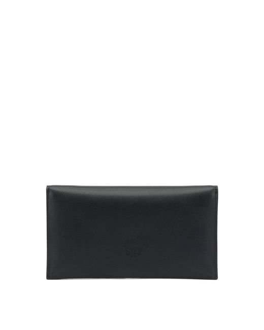 Pinko Black Goat Hair Clutch