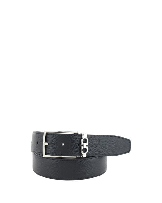 Ferragamo White Belts E Braces for men