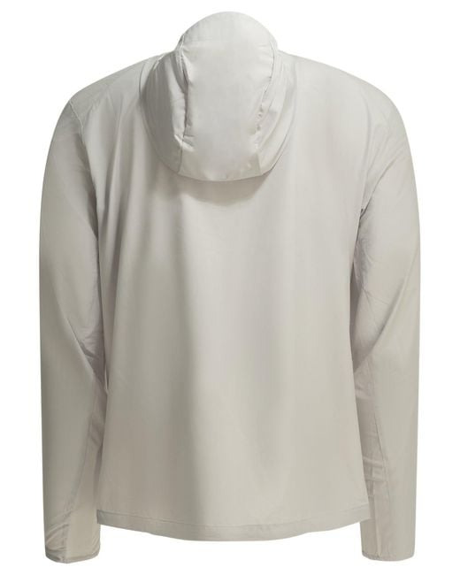 Houdini Sportswear Gray "Pace Trail" Technical Jacket