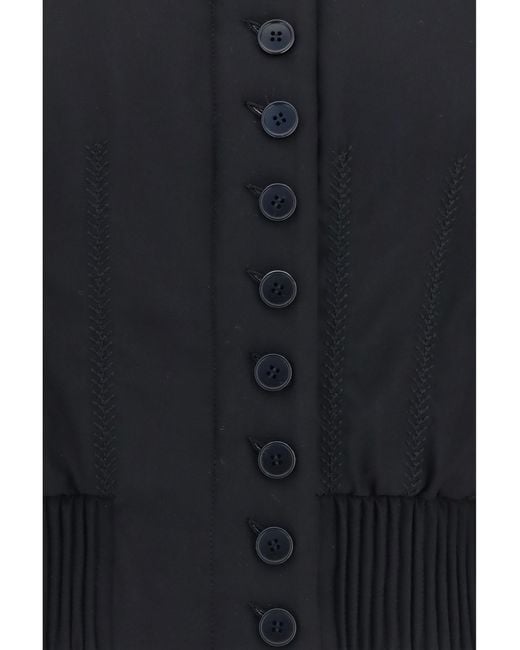 McQueen Blue Bomber Jacket