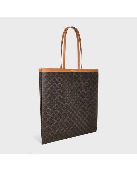 Céline Black Large Flat Shopper Shoulder Bag for men