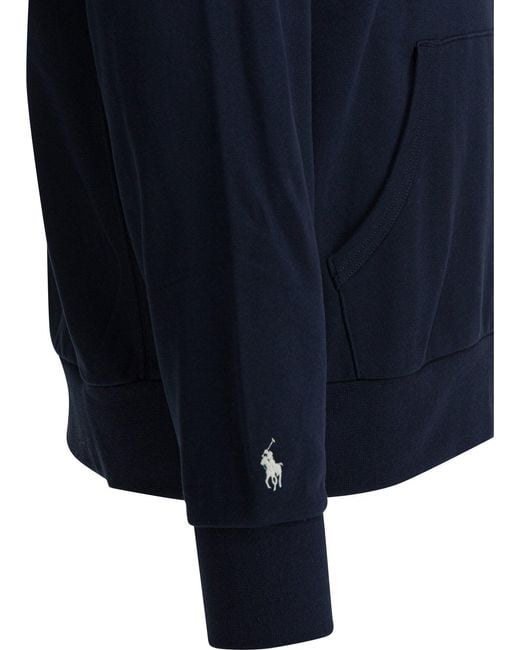 Polo Ralph Lauren Blue Cotton Sweatshirt for men