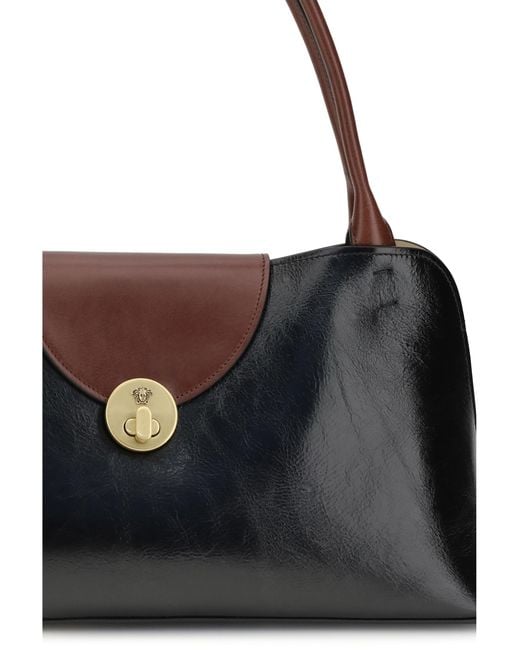 Versace Black Vivian Medium Shoulder Bag