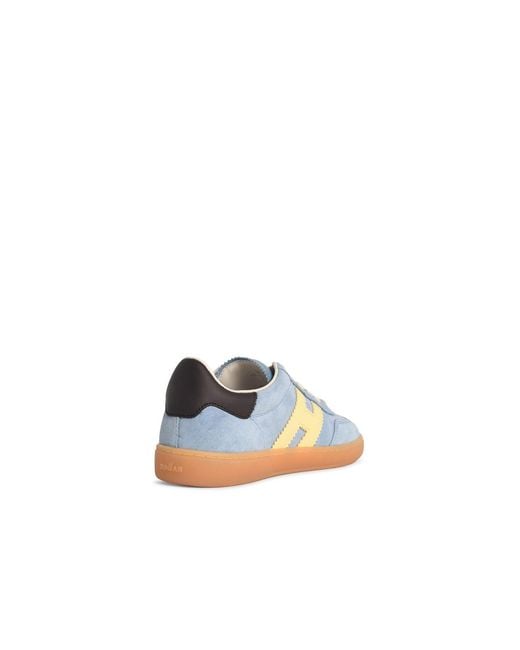 Hogan Blue 'Cool' Light Suede Sneakers