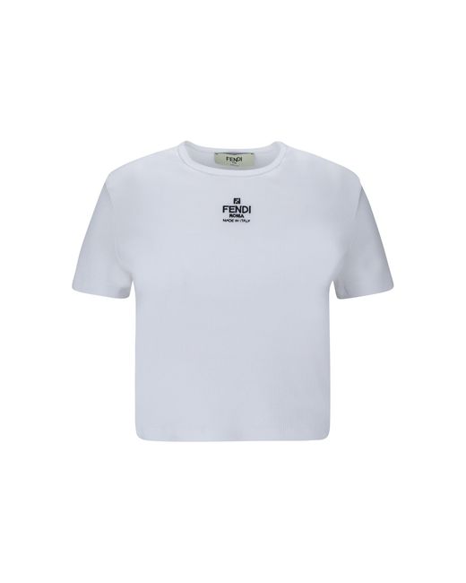 Fendi White T-Shirts