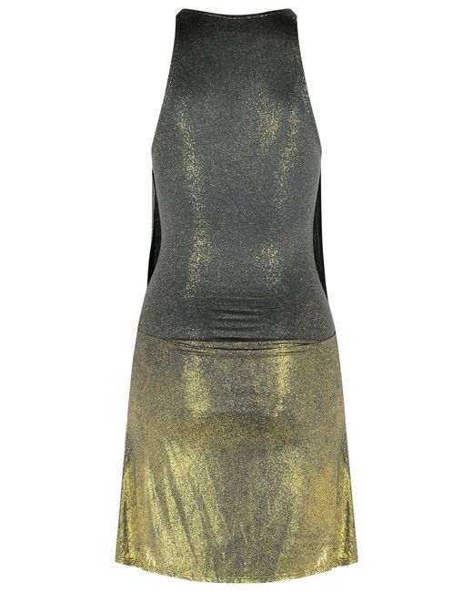 DIESEL Green Graphite Acetate Blend Dress
