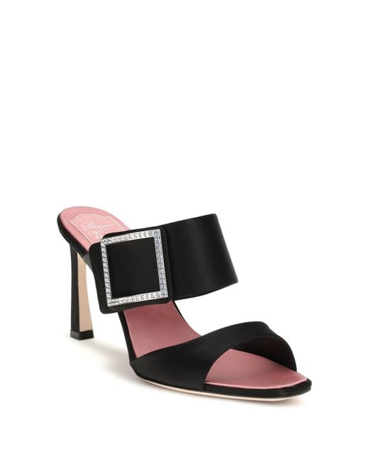 Roger Vivier White Trompette Mules Sandals