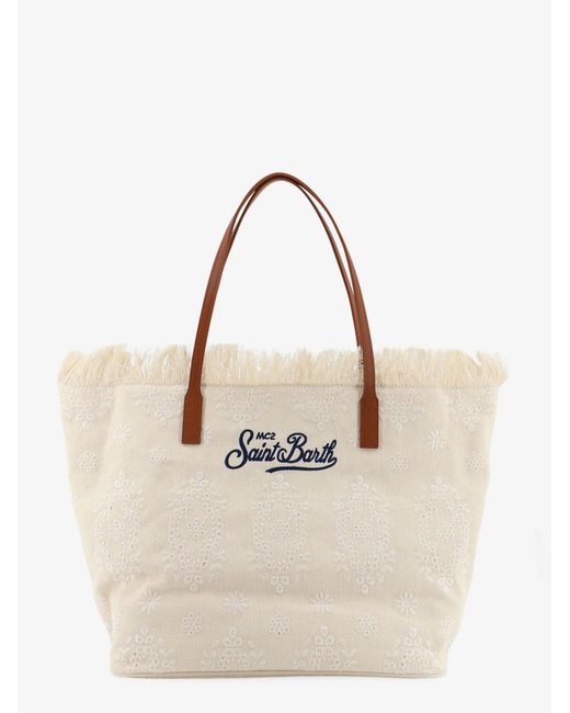 Mc2 Saint Barth Natural Le City Bag Canvas