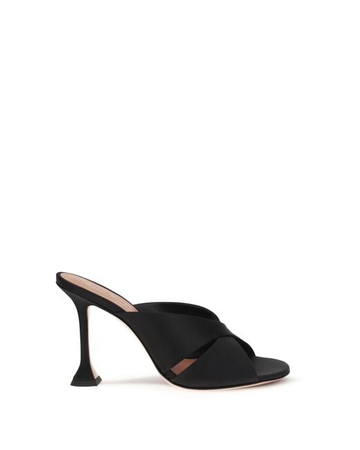 AMINA MUADDI Black Salma Mules Sandals
