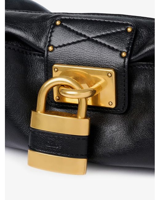 Chloé White Paddington Leather Shoulder Bag