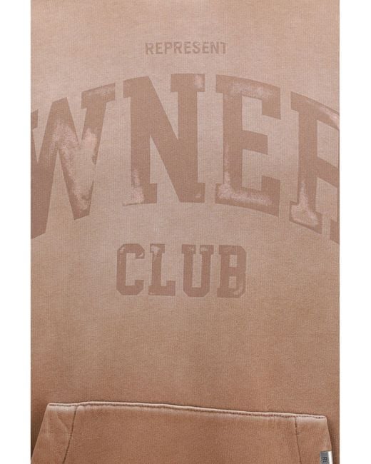 Represent Natural Owners Club Hoodie Sienna for men
