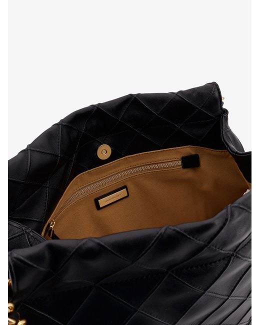 Tory Burch Black Fleming Hobo Leather Bag