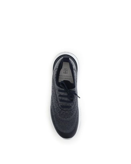 Brunello Cucinelli Blue Sneakers for men
